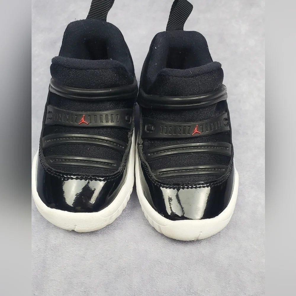 Nike Air Jordan 11 Retro Little Flex Black White Toddler SZ‎ 5C